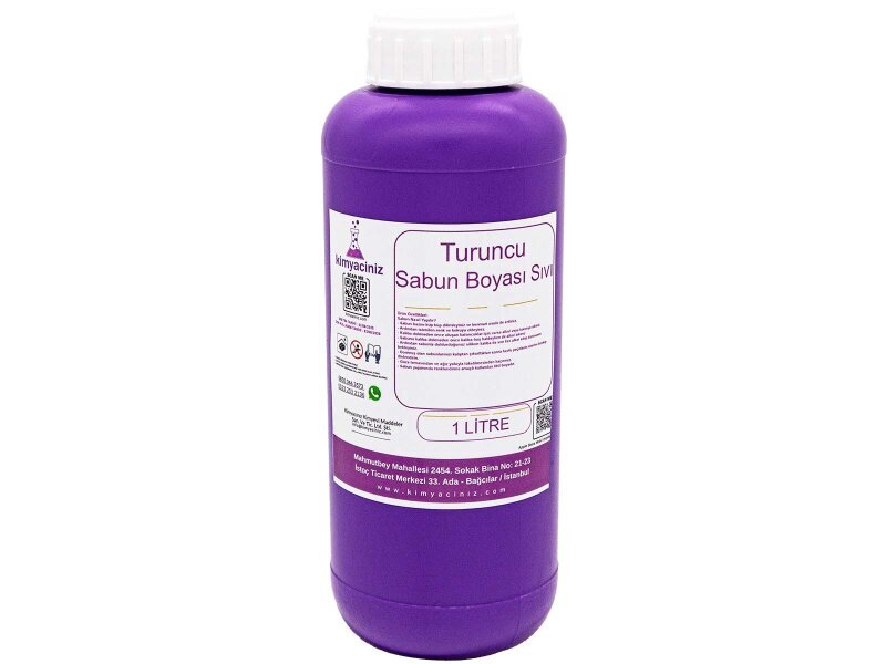 Turuncu Sabun Boyası - Sıvı 1 LT