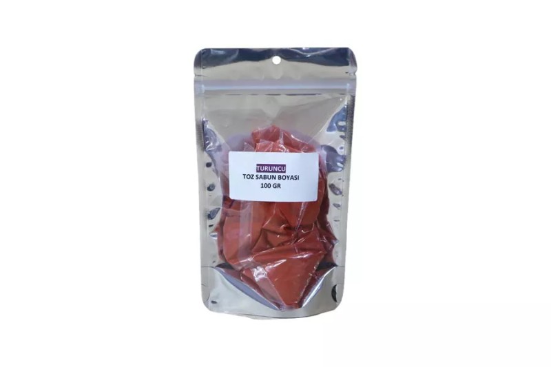 Turuncu Toz Doğal Sabun Boyası 100 GR
