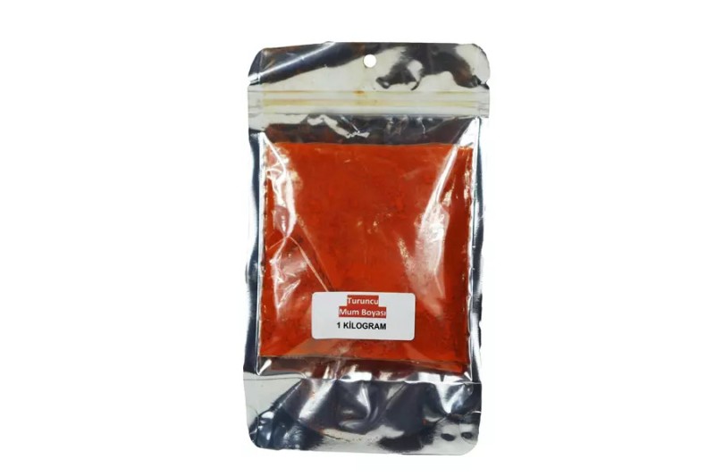 Turuncu Toz Mum Boyası 1 KG