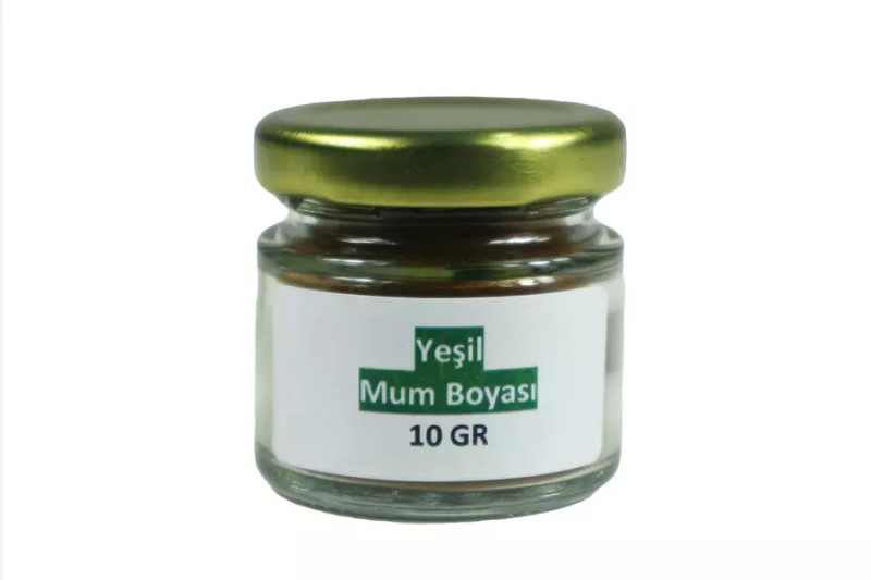 Yeşil Toz Mum Boyası 10 GR