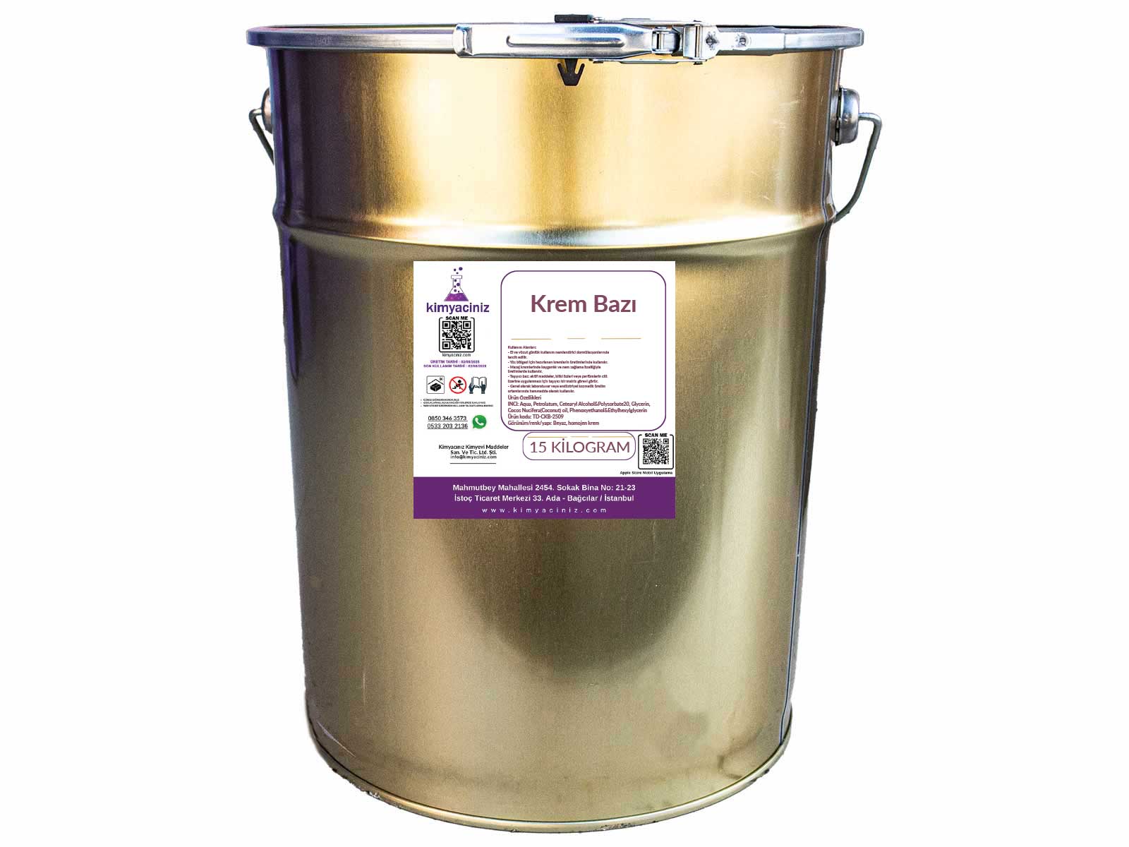 Krem Bazı 15 KG Krem Bazı 15 KG - Görsel 1